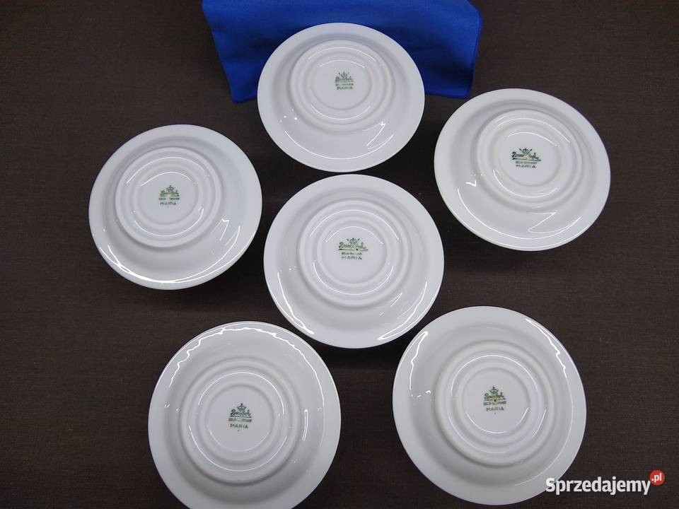 Kieliszki na stopie do jajek Rosenthal Biała Kalisz