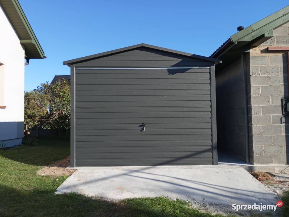 Garaż z płyt warstwowych 3x5 dwuspadowy inne Piaseczno