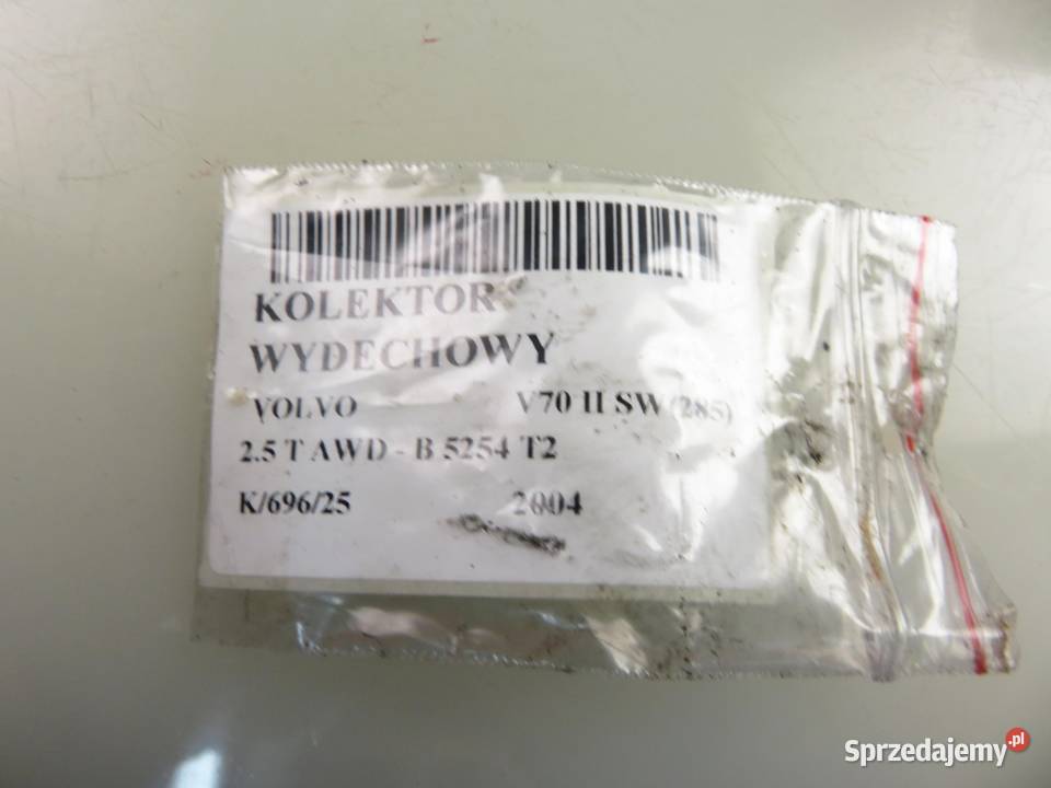 KOLEKTOR WYDECHOWY VOLVO V70 II 25 30637921 Części samochodowe małopolskie