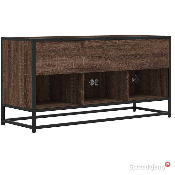 Szafka pod TV brązowy dąb 100x35x50 WM848833 Warszawa