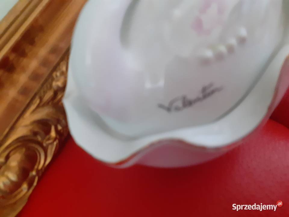 Cukiernica porcelanowa włoska Łabędź Ceramika i szkło mazowieckie Warszawa