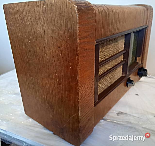 Radio zabytkowe Pionier U drewniana obudowa Ostrów Wielkopolski