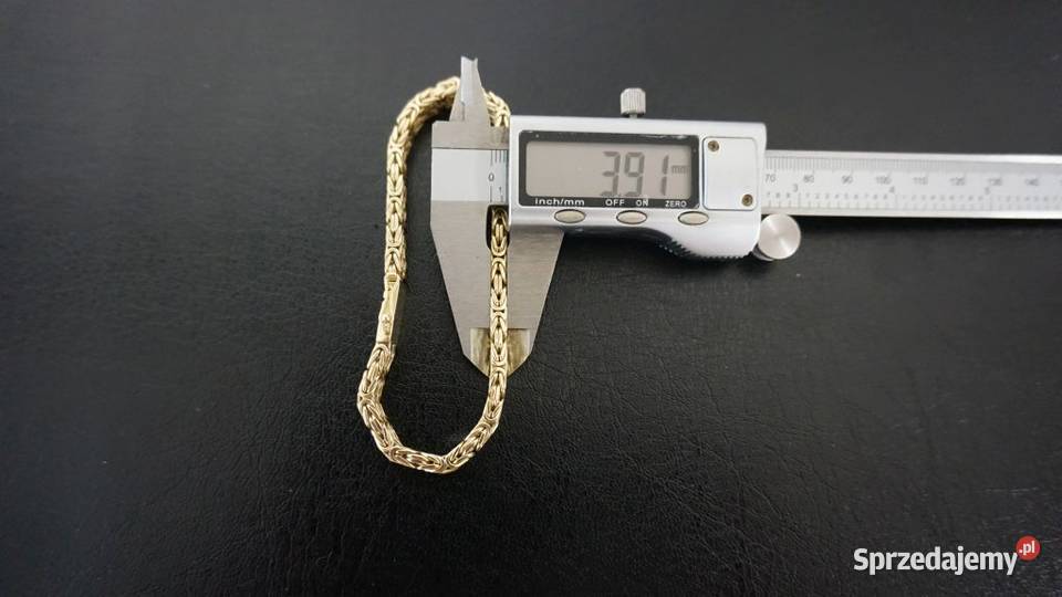 Złota Bransoleta Królewska Bransoletka 46G mazowieckie Warszawa