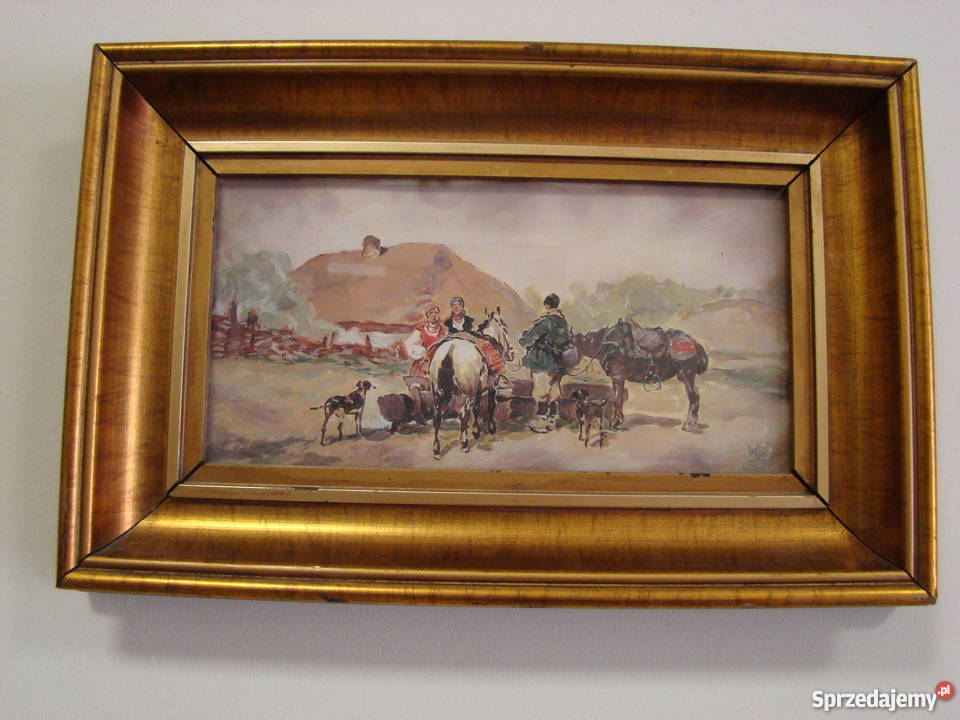 OBRAZ AKWARELA MALARZ ADAM SETKOWICZ