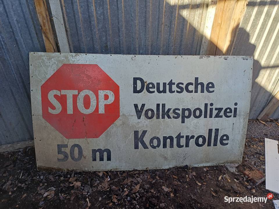 Wielka tablica informacyjna z granicy PRLDDR Lubań sprzedam