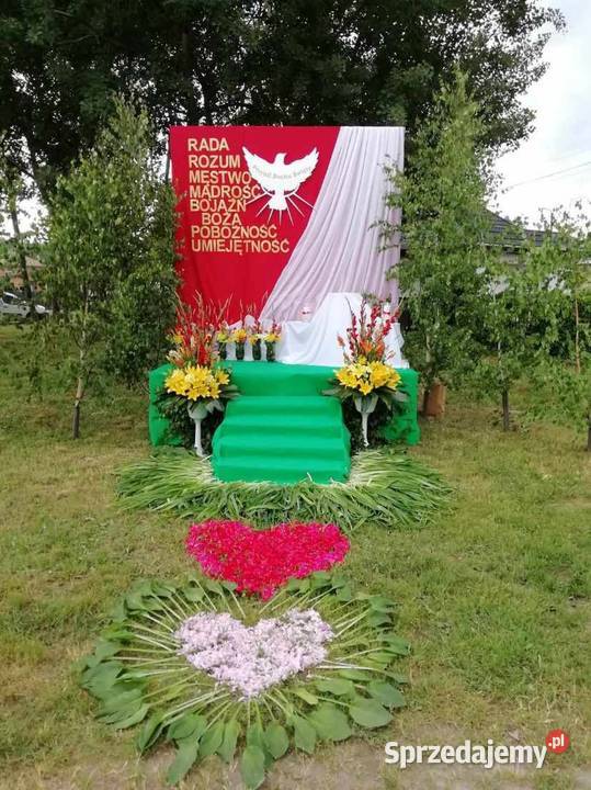 Bierzmowanie Metrowa gołębica z napisem podkarpackie