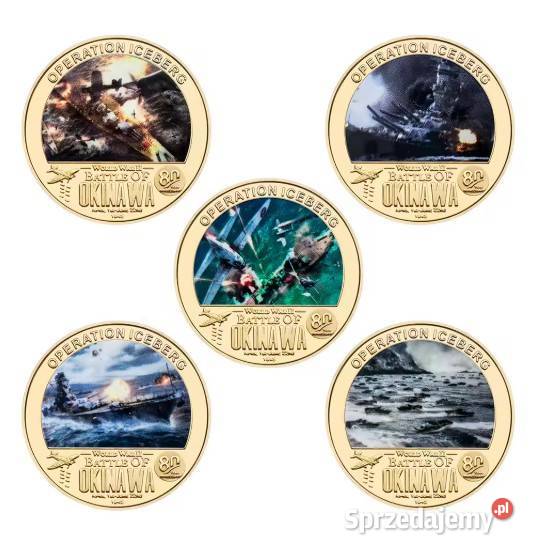 Kolekcjonerski zestaw monet medali Warszawa