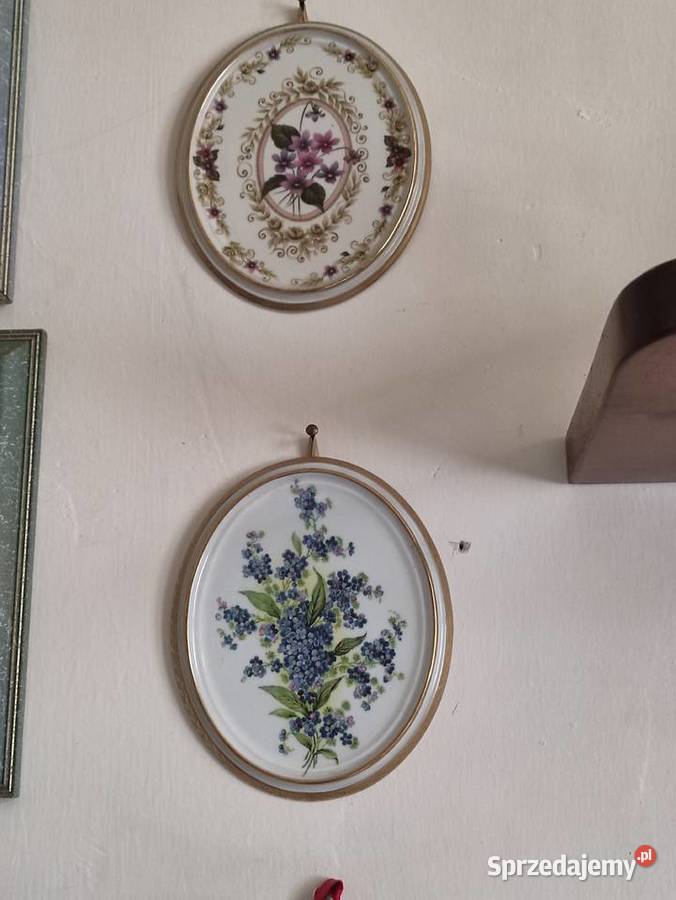 Wiszące obrazy kwiató porcelana