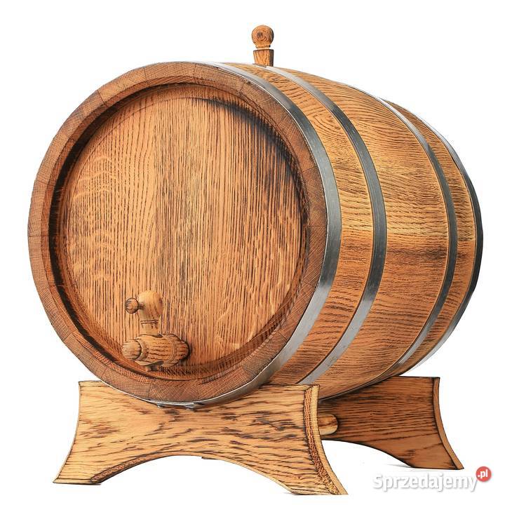 Beczka dębowa 5L do bimbru whisky wina nalewek Stojaki na wino Szczecin sprzedam