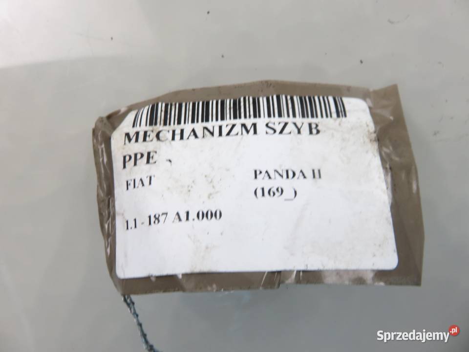 PODNOŚNIK SZYBY PRAWY PRZEDNI FIAT PANDA II