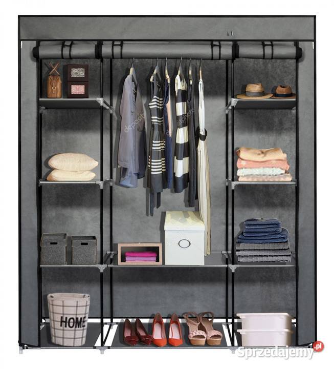 Składana szafa tekstylna materiałowa garderoba 172.5cm Szafy i garderoby wielkopolskie Poznań