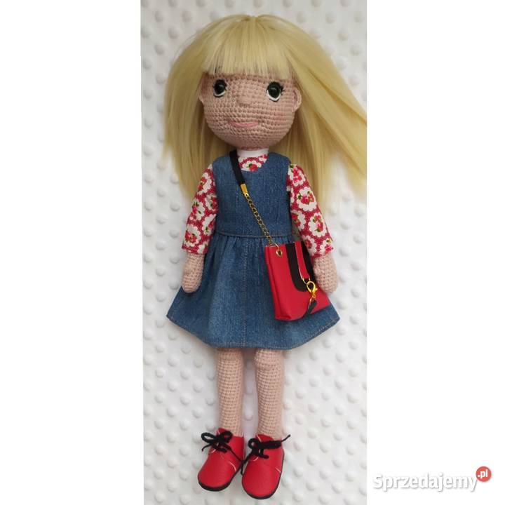 Lalka szydełkowa40 wysokości Lubin