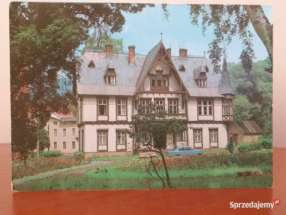 Gorbersdorf Sokołowsko Pocztówka ulica Różana 1 Wałbrzych