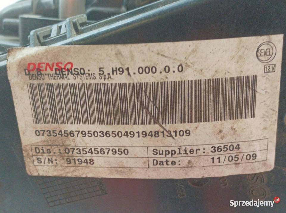 NAGRZEWNICA 073545567950 Fiat Ducato III 2007 sprzedam