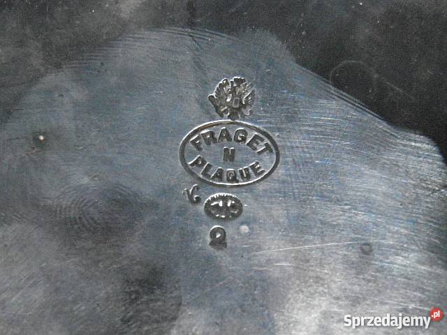 Cukiernica platerowana Fraget n Plaque Wewnątrz Antyki zachodniopomorskie Szczecin