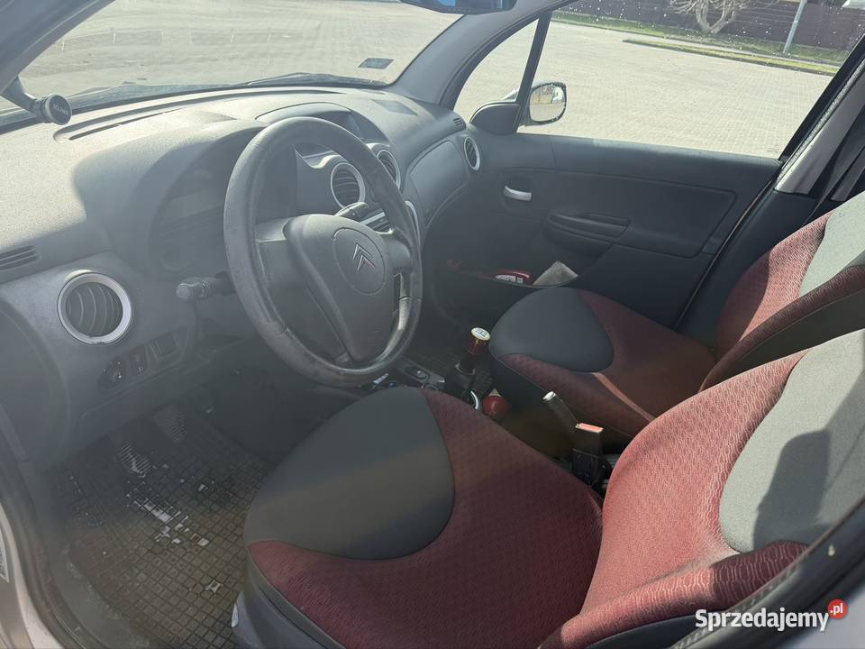 Citroen c3 14 2008r welurowa tapicerka C3