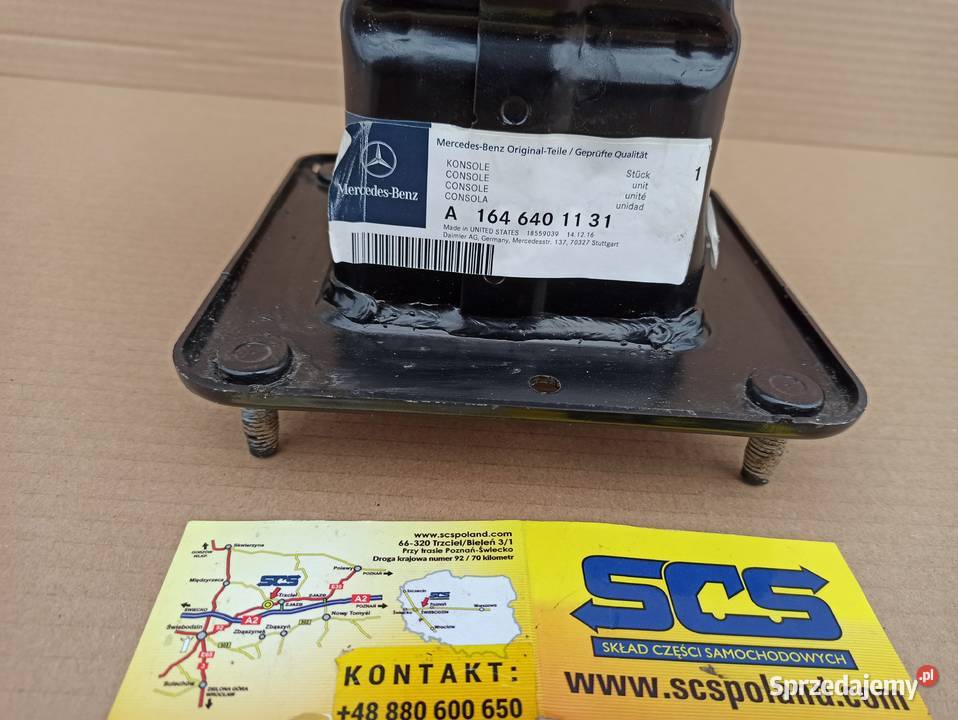 MERCEDES W164 GL ML STREFA ZGNIOTU A1646401131 Części Trzciel