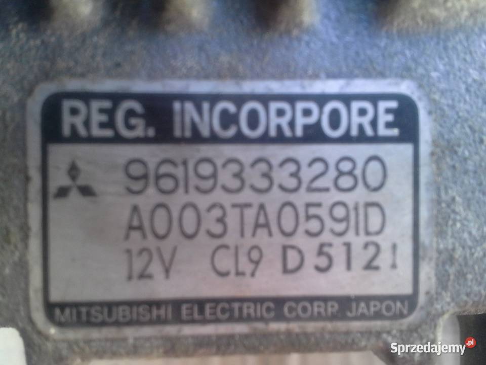 CITROEN XM 20 alternator 9619333280 Dębno
