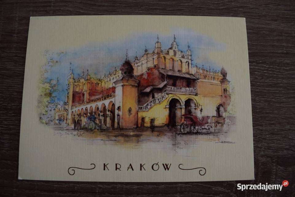 Pocztówki widokówki Kraków 6 sztuk w jednej Chełmno