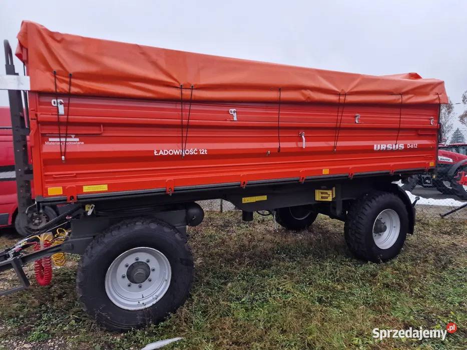 urrus d 612 przyczepa dwuosiowa 12ton Częstochowa sprzedam
