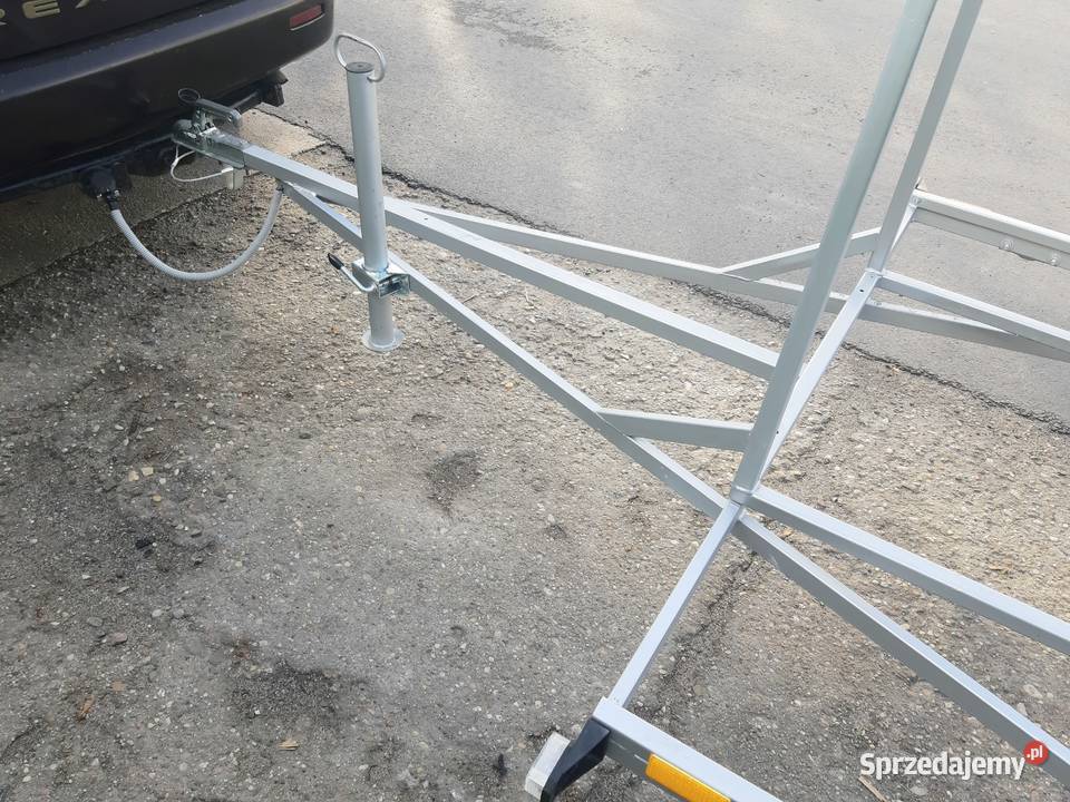 DUŻA przyczepa przyczepka reklamowa banerowa w