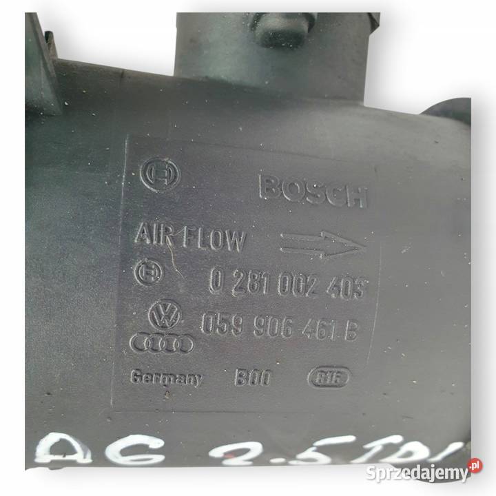 PRZEPŁYWOMIERZ Audi A6 C5 25 TDI 059906461B Chełm