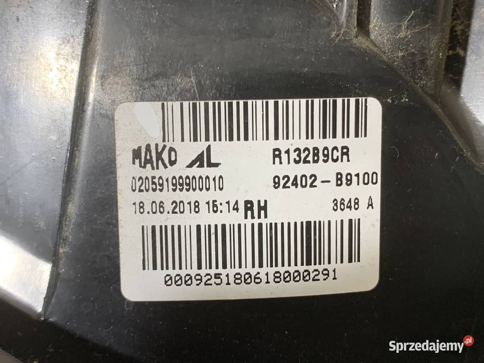 Lampa tylna prawa Hyundai i10 II Lift 1319 osobowe Lampy tylne