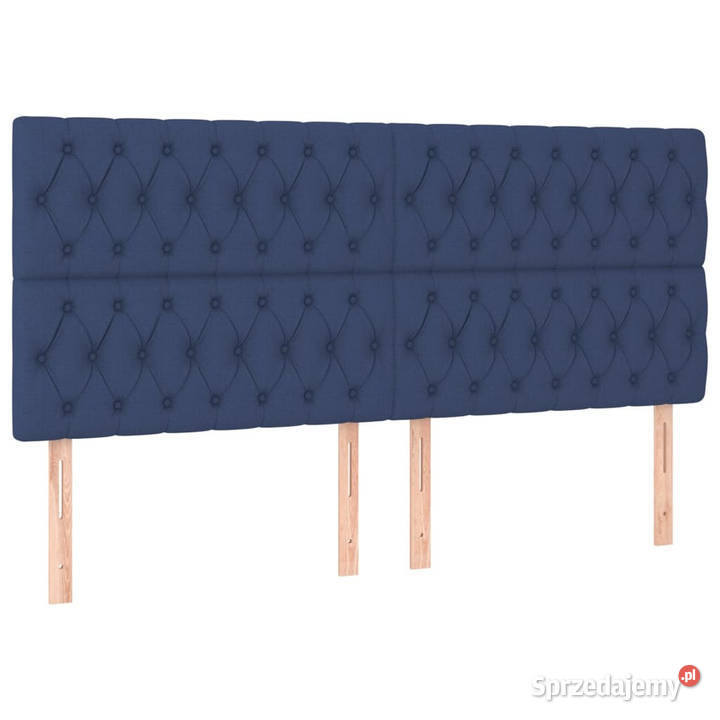 Zagłówek do łóżka z LED niebieski 180x7x118128 Warszawa