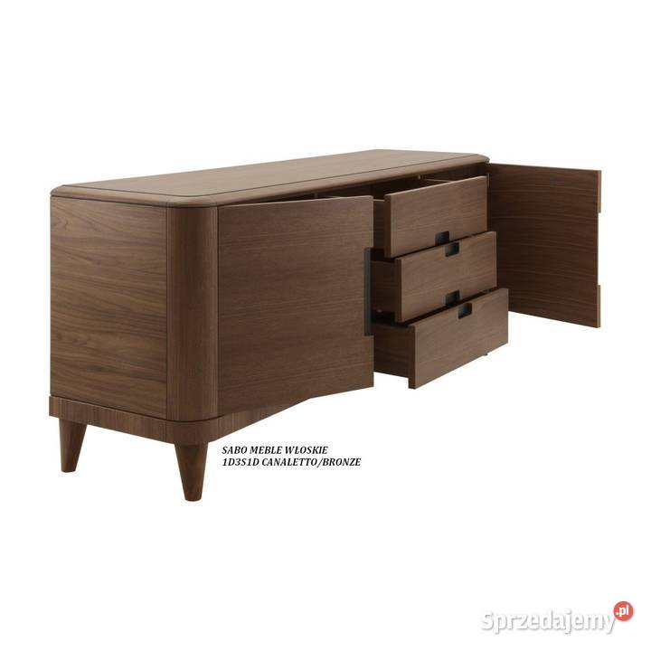Drewniana komoda włoska w kolorze moka sprzedam