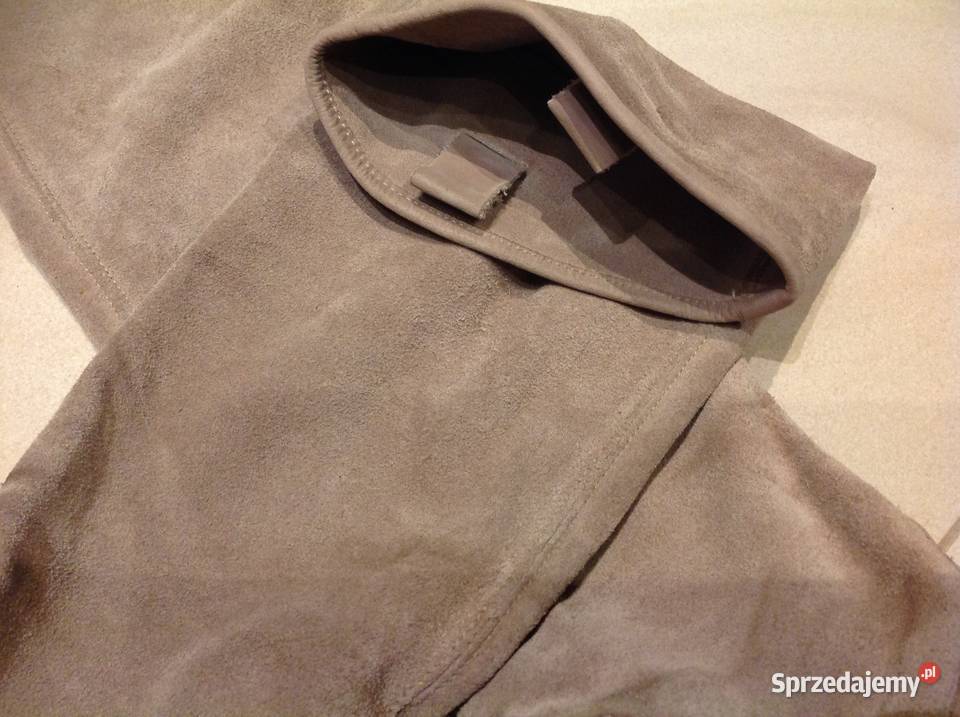 Włoskie Kozaki Beżowe Skórzane Damskie 36 Kozaki