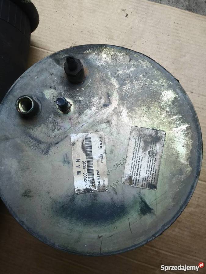 Poduszka tylnej osi Miech 81436010151 MAN TGX Zawieszenie i układ kierowniczy Staszów