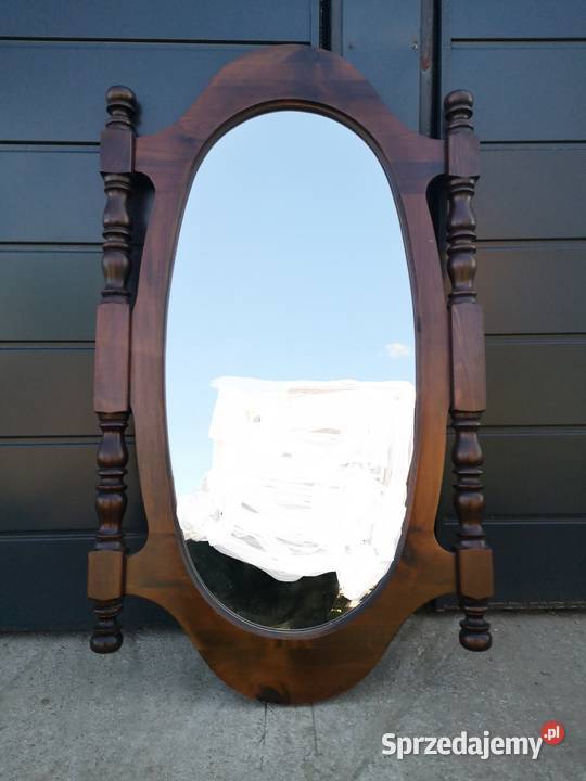 Stare drewniane lustro Aleksandrów Łódzki