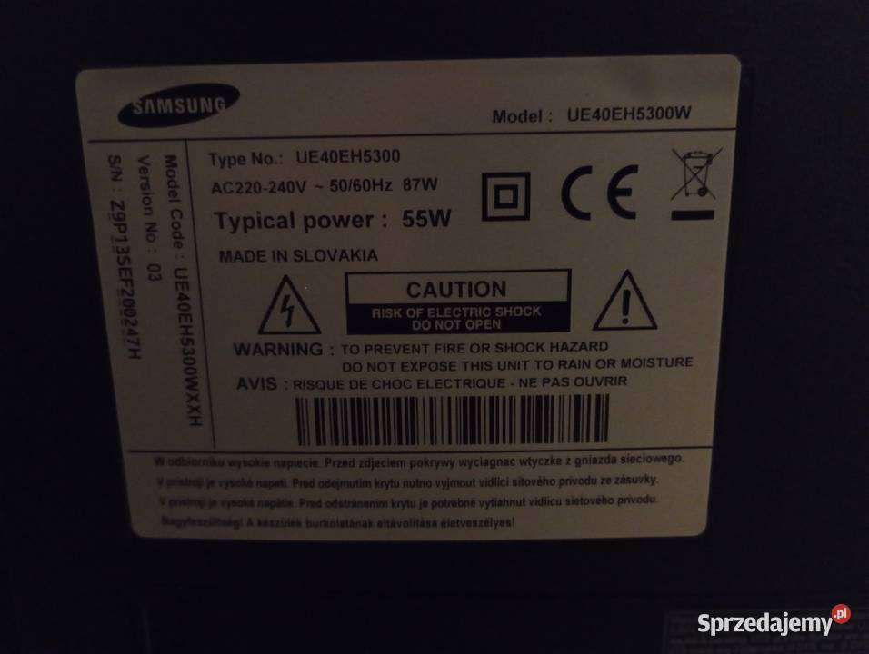 TV Samsung 40 LED Jaworzno