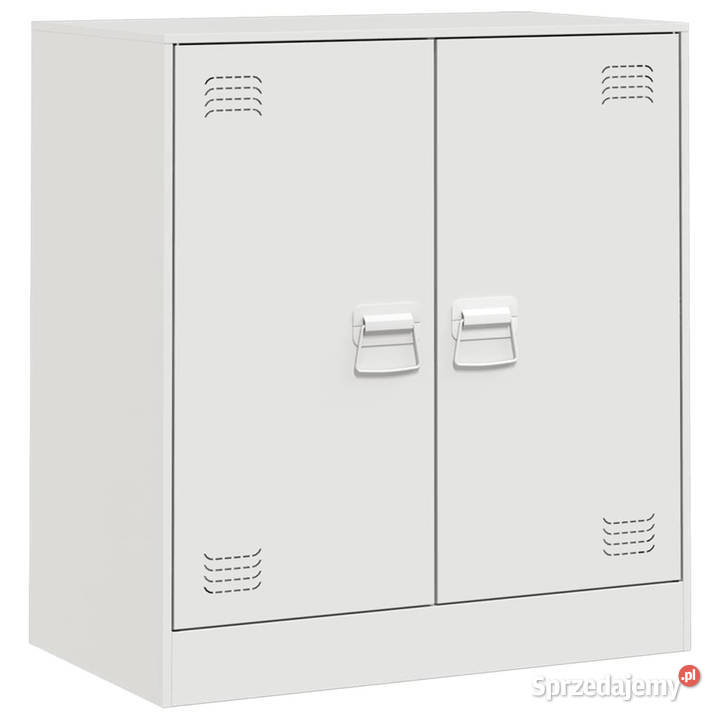Szafka boczna biała 67x39x73 stal WM841678 Warszawa sprzedam