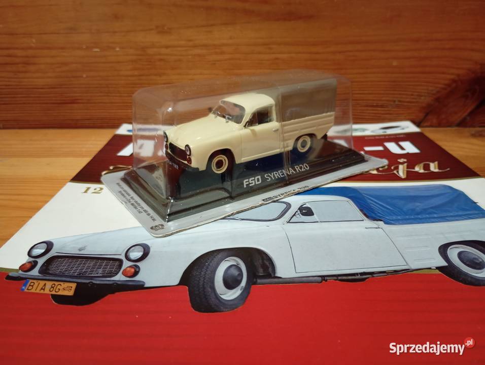 SYRENA R20 R 20 deagostini model kultowe auta