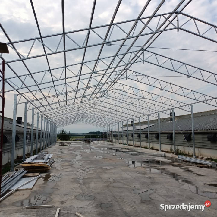 Konstrukcja hali stalowej 12x15x5m Nowa Broniszewice