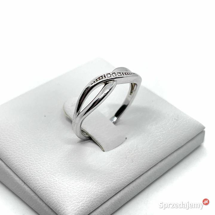 Nowy Srebrny Pierścionek Próby 925 2g Rozmiar 15 Elbląg