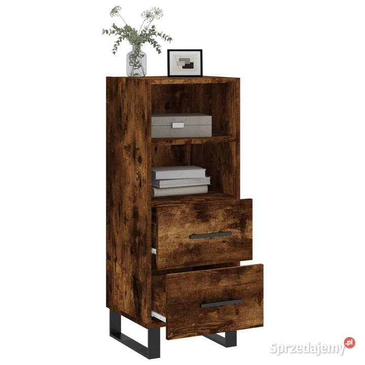 Szafka przydymiony dąb 345x34x90 materiał