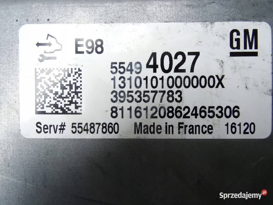 OPEL ASTRA STEROWNIK SILNIKA 55494027 sprzedam