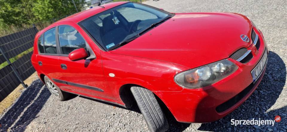 NISSAN ALMERA N16 15 BENZYNA 2006 R małopolskie Tarnów