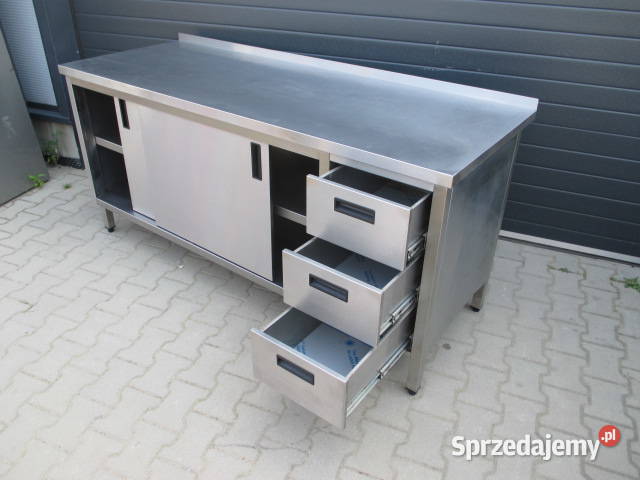 Stół Gastronomiczny Drzwi Suwane Szuflady 2 Ostrów Wielkopolski