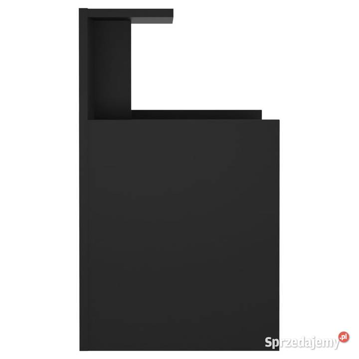 Szafka nocna czarna 40x35x60 materiał