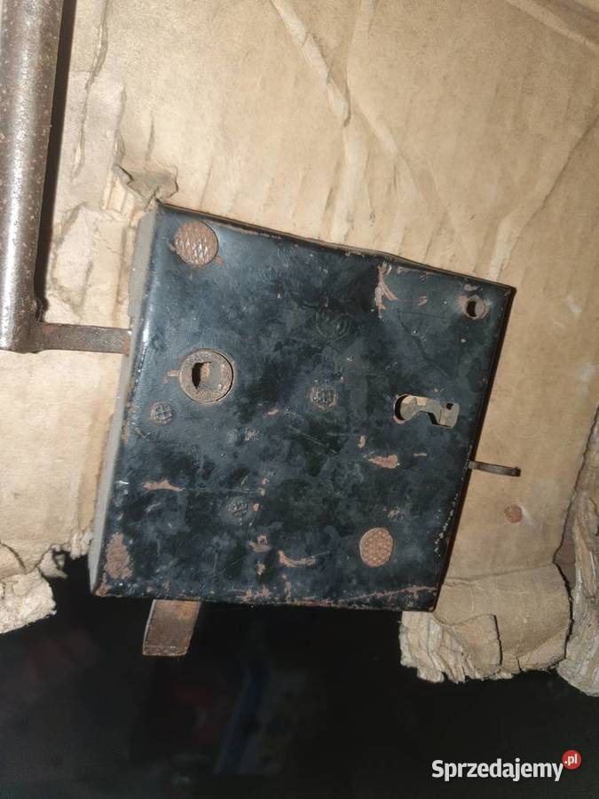 Drzwi stare z zamkiem vintage Warszawa sprzedam