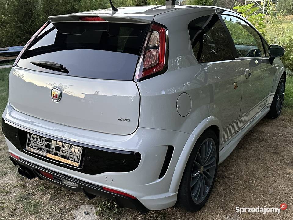 Abarth Punto Evo szary piękny Włoch Bródek