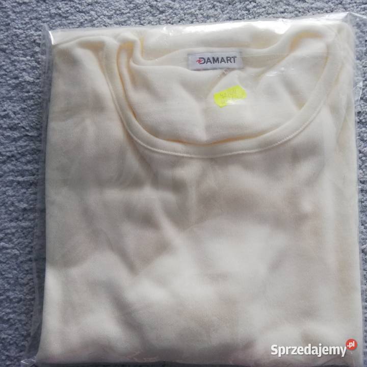 Bluzka kremowa z długim rękawem 4244 Courtelle łódzkie