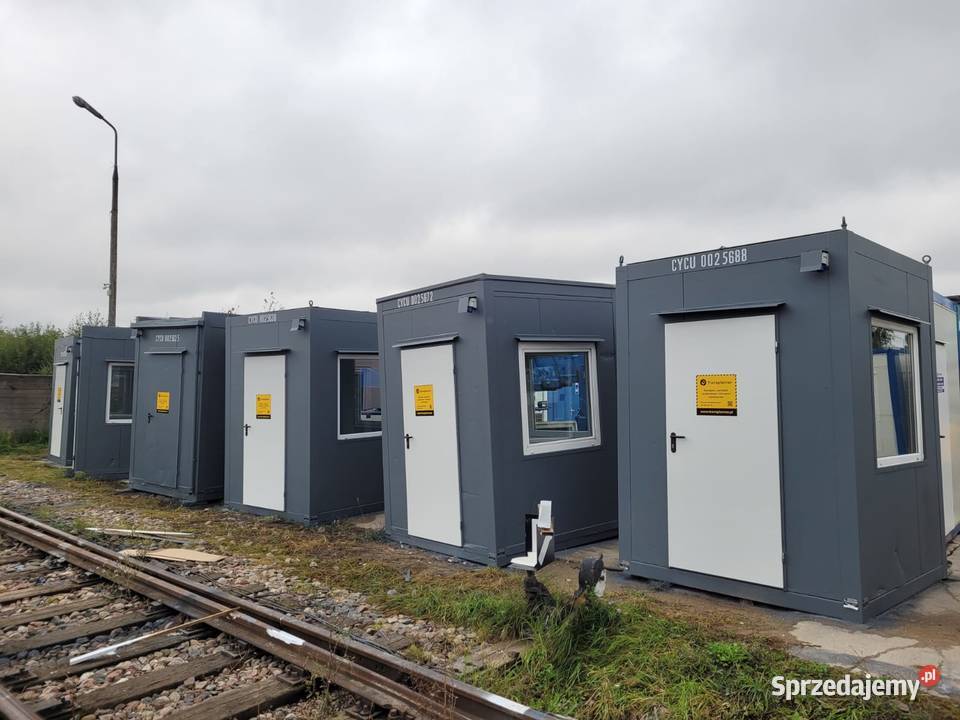 Wynajem stróżówki cieciówki budki wartownicze Gdańsk