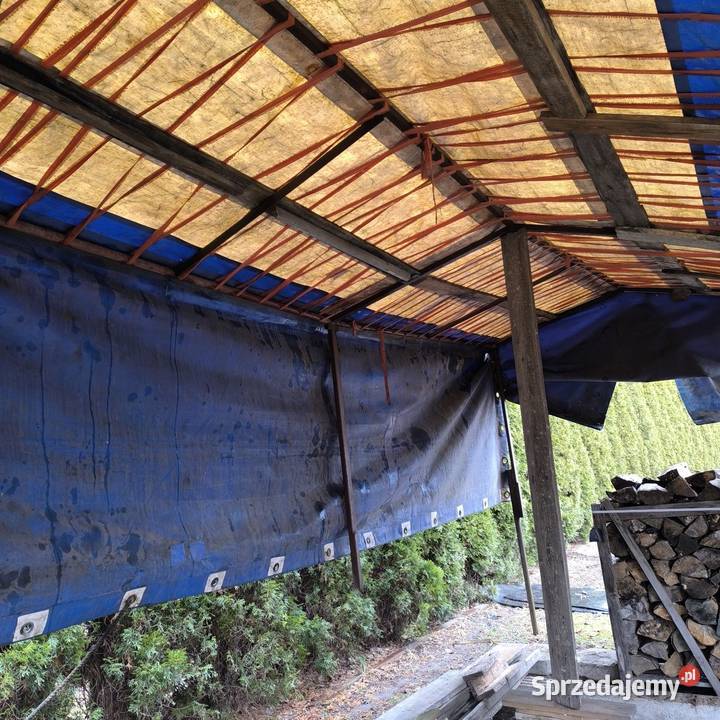 Plandeka że stelażem Poraj sprzedam