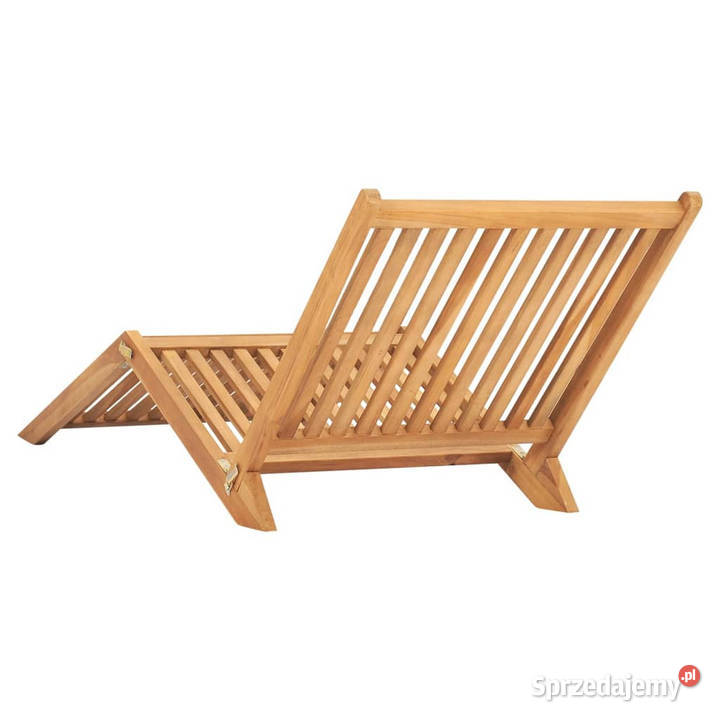 Leżak lite drewno tekowe WM316152 mazowieckie Warszawa