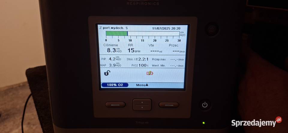 Respirator transportowy PHILIPS Trilogy 202 Zielona Góra