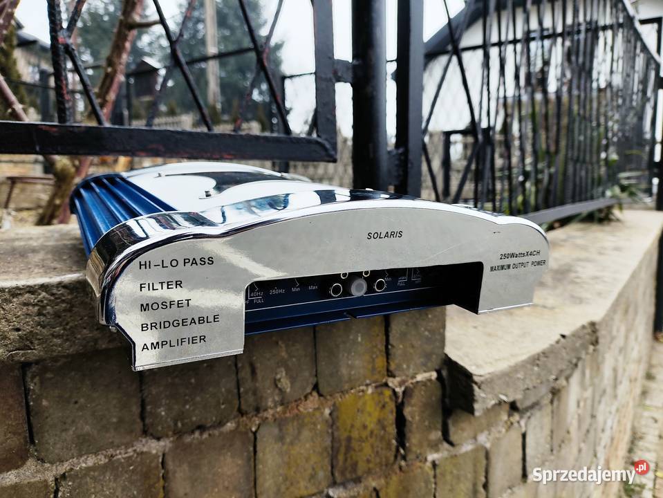 Wzmacniacz samochodowy 4 kanałowy Megakick śląskie Niegowonice